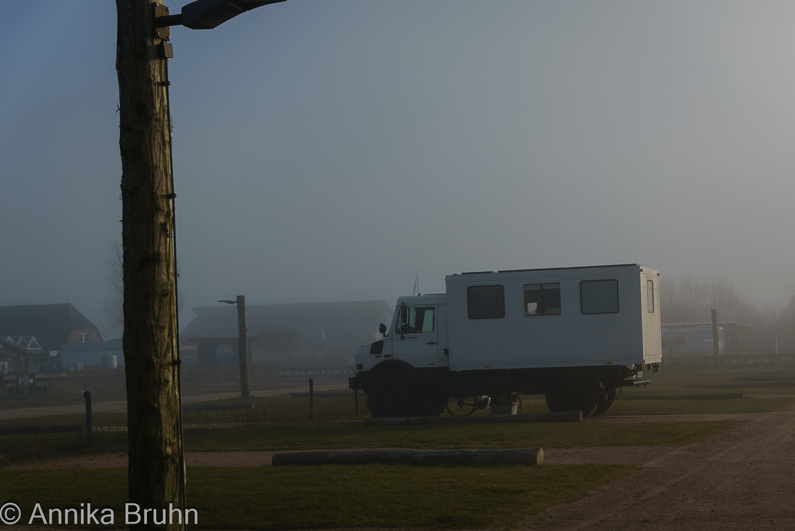 Beinah ist Karl im Nebel verschwunden!